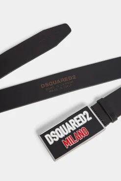 Dsquared2 Logo Plaque Belt
