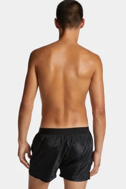 Dsquared2 Logo Waist Midi Swim Boxer