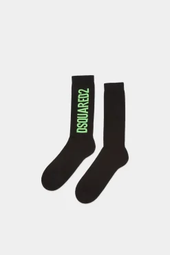 Dsquared2 Ribbed Logo Socks