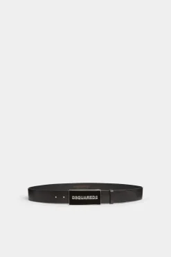 Dsquared2 Tonal Logo Plaque Belt