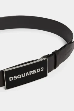Dsquared2 Tonal Logo Plaque Belt