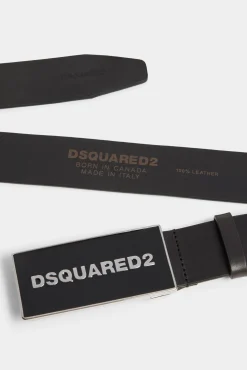 Dsquared2 Tonal Logo Plaque Belt