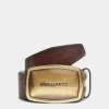 Dsquared2 Vintage Logo Plaque Belt