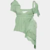 Dyed Jersey Deconstructed Top