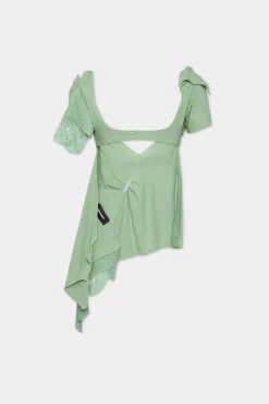Dyed Jersey Deconstructed Top