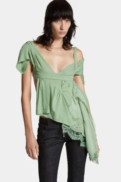 Dyed Jersey Deconstructed Top