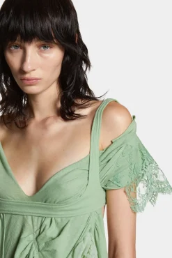 Dyed Jersey Deconstructed Top
