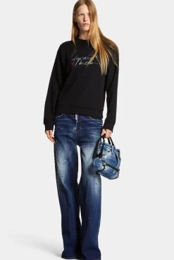 Dyed Just Right Fit Babes Sweatshirt