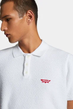 Dyed Tennis Fit Polo Sweatshirt