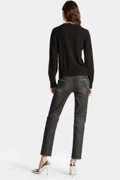 Easy Black Wash Jennifer Jeans