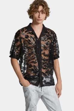 Embroidered Short Sleeve Shirt