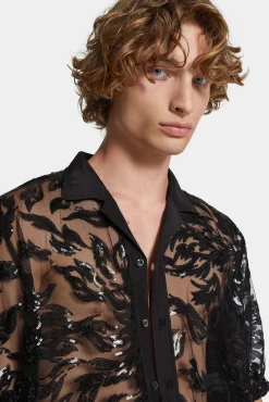 Embroidered Short Sleeve Shirt