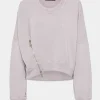Fade Dyed Onion Cropped Sweatshirt
