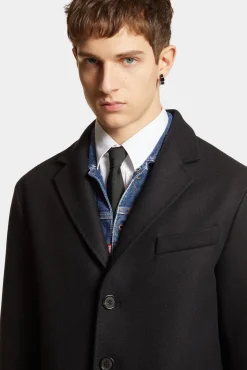 Felted Wool Soft Shoulder Coat
