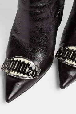 Gothic Dsquared2 Heeled Ankle Boots
