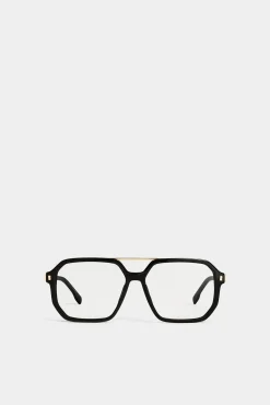 Hype Black Gold Optical Glasses