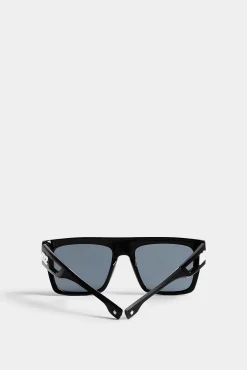 Hype Black White Sunglasses