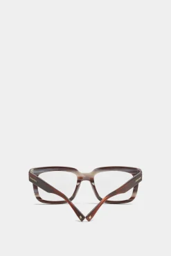 Hype Brown Horn Optical Glasses