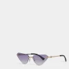 Hype Gold Violet Sunglasses
