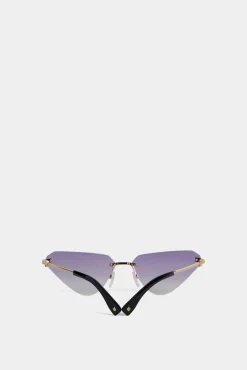 Hype Gold Violet Sunglasses