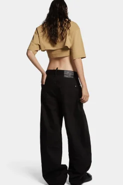 Icon Black Bull Wash Slouchy Jean