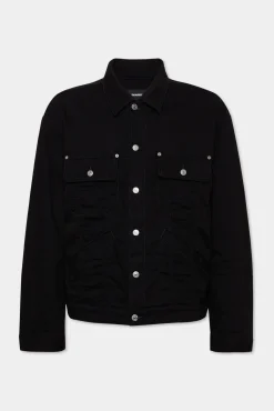 Icon New Generation Black Oversized Jean Jacket