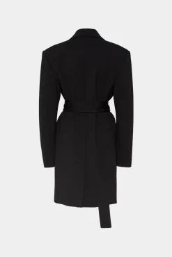 Jersey Waist Tie Coat