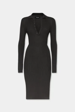 Knit Polo Dress