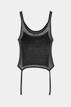 Knit Suspender Top