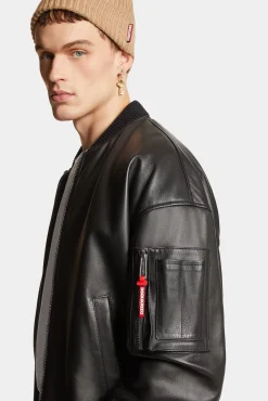 Leather Bomber