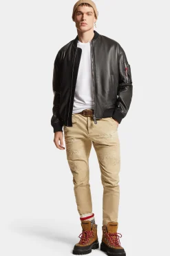 Leather Bomber