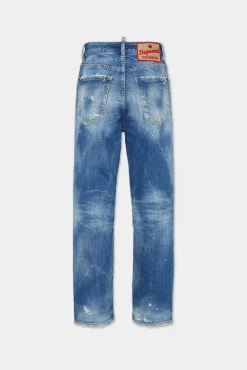 Light Clean Baby Blue Wash Boston Jeans