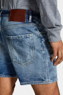 Light Scarface Wash Bro Jean Shorts