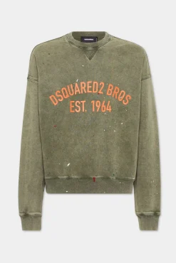 Marble Dyed With Vanish Spot Cypro Fit Sweatshirt