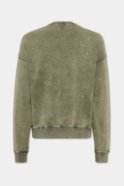 Marble Dyed With Vanish Spot Cypro Fit Sweatshirt