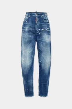 Medium Filo Blu Wash 80'S Jeans