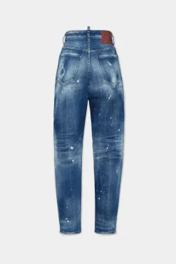 Medium Filo Blu Wash 80'S Jeans