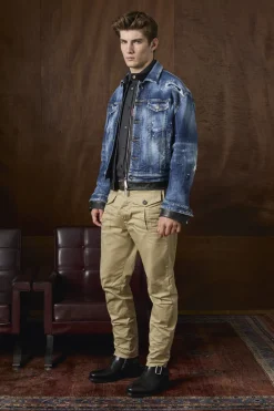 Medium Ripped Wash Rider Dan Jean Jacket