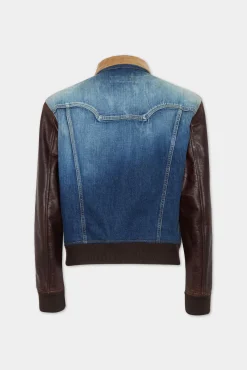 Medium Rusty Nail Wash L.A. College Jean Jacket