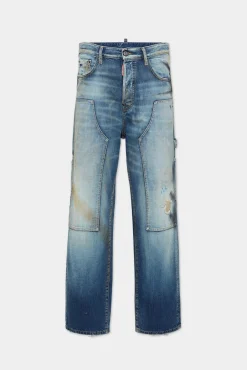Medium Rusty Nail Wash Loose Carpenter Jeans