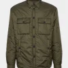 Military Light Puffer Shirt