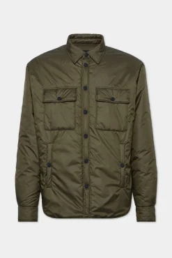 Military Light Puffer Shirt