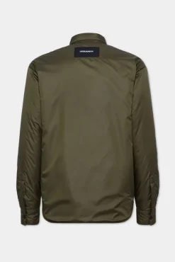 Military Light Puffer Shirt