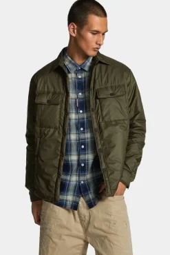 Military Light Puffer Shirt
