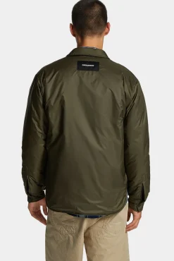 Military Light Puffer Shirt