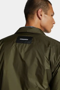 Military Light Puffer Shirt