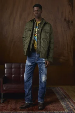 Military Light Puffer Shirt