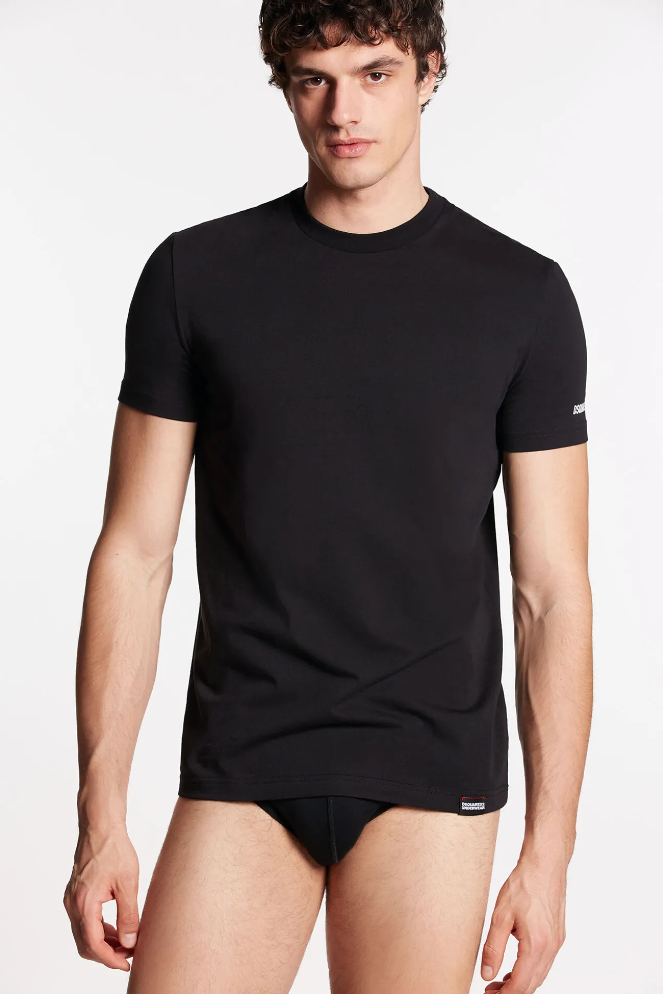 Mini Dsquared2 Basic Round Neck T-shirt