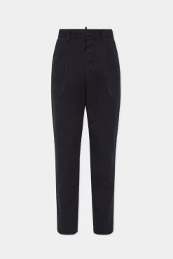 One Pleat Cotton Pant