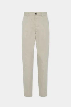 One Pleat Cotton Pant